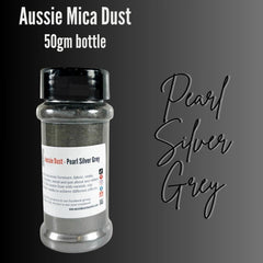 Pearl Silver Grey - Aussie Dust Mica Powder Cosmetic Grade