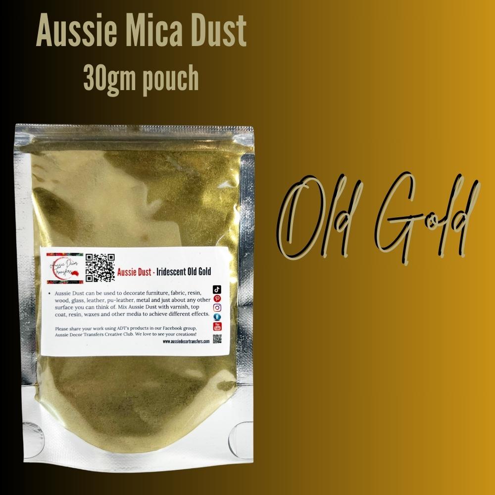 Iridescent Old Gold - Aussie Dust Mica Powder Cosmetic Grade