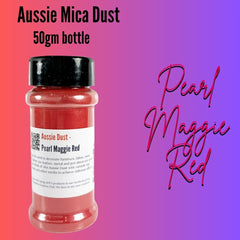 Pearl Maggie Red – Aussie Dust Glimmerpulver in kosmetischer Qualität