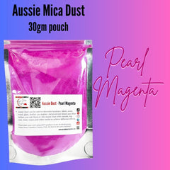 Pearl Magenta - Grado cosmético en polvo de mica en polvo australiano