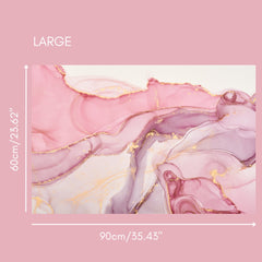 Coral Rose Alcohol Ink - Not Your Average Poster Print