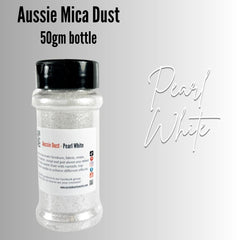 Blanco perla - Grado cosmético en polvo de mica en polvo australiano