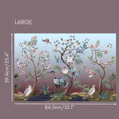 Crane & Pheasants - Not Your Average Poster Print