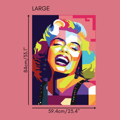 Marilyn in Colour - Not Your Average Poster Print