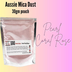 Pearl Coral Rose - Aussie Dust Mica Powder Cosmetic Grade