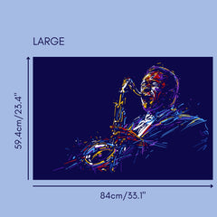 Saxy Jazz – kein durchschnittlicher Posterdruck!