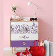 Lovely Lavender - Rub on Transfer Furniture and Craft Decal