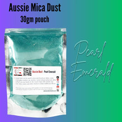 Pearl Emerald - Aussie Dust Mica Polvo Grado Cosmético