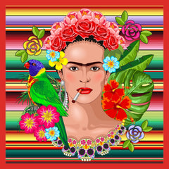 Smokin' Frida - Not Your Average Poster Print