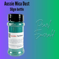 Pearl Emerald - Aussie Dust Mica Polvo Grado Cosmético
