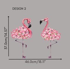 Flamingos II Rub-on-Transfer-Aufkleber für Möbel und Bastelarbeiten