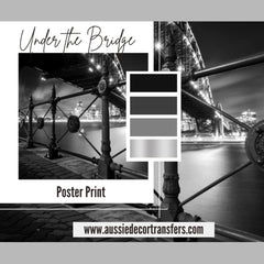 Under A Bridge - Not Your Average Poster Print