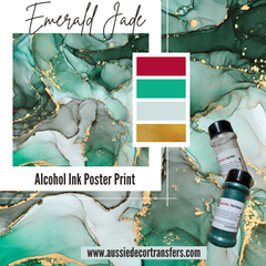 ALCOHOL INK POSTER PRINTS - AUSTRALIA ONLY
