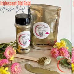 Iridescent Old Gold -  Aussie Dust Mica Powder Cosmetic Grade