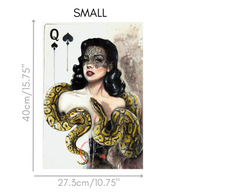 Queen of Spades Luxe Decoupage Paper