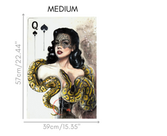 Queen of Spades Luxe Decoupage Paper