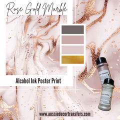 ALCOHOL INK POSTER PRINTS - AUSTRALIA ONLY