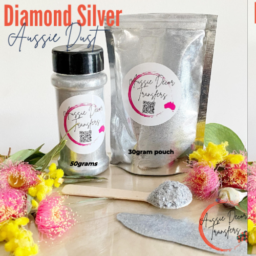 Diamond Silver - Aussie Dust Mica Powder