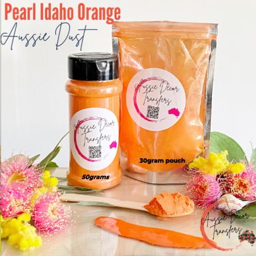 Pearl Idaho Orange - Aussie Dust Mica Powder