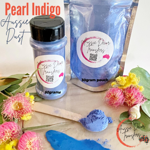 Pearl Indigo - Aussie Dust Mica Powder