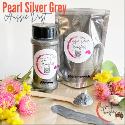 Pearl Silver Grey - Aussie Dust Mica Powder
