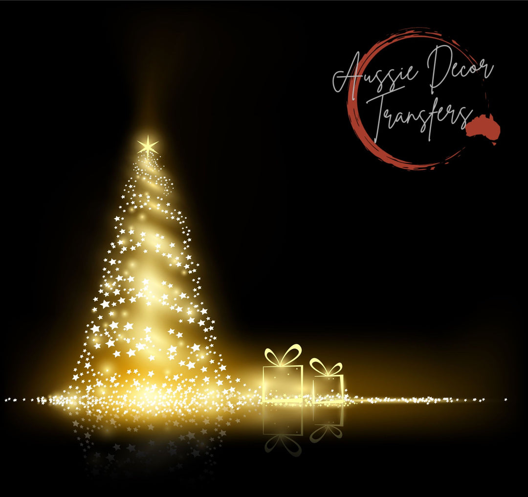 Have A Golden Christmas Luxe Decoupage Paper