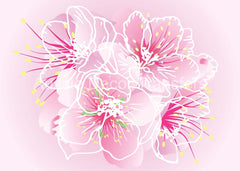 Aussie Decor Transfers Poster Print A Bunch of Pink - Not Your Average Poster Print! - AUS ONLY