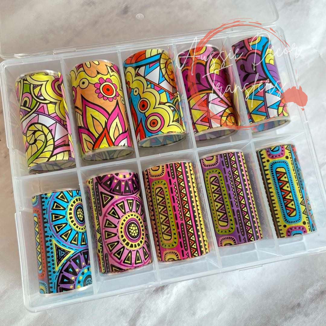 Aussie WonderFoil - Aztec Candy - Aussie Decor Transfers
