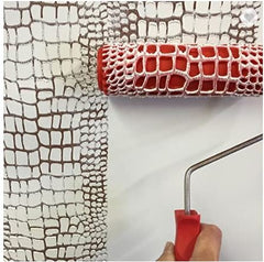 Crocodile/Snake Skin Patterned, 3D Textured Rubber Roller - AVAIL UK ONLY - Aussie Decor Transfers
