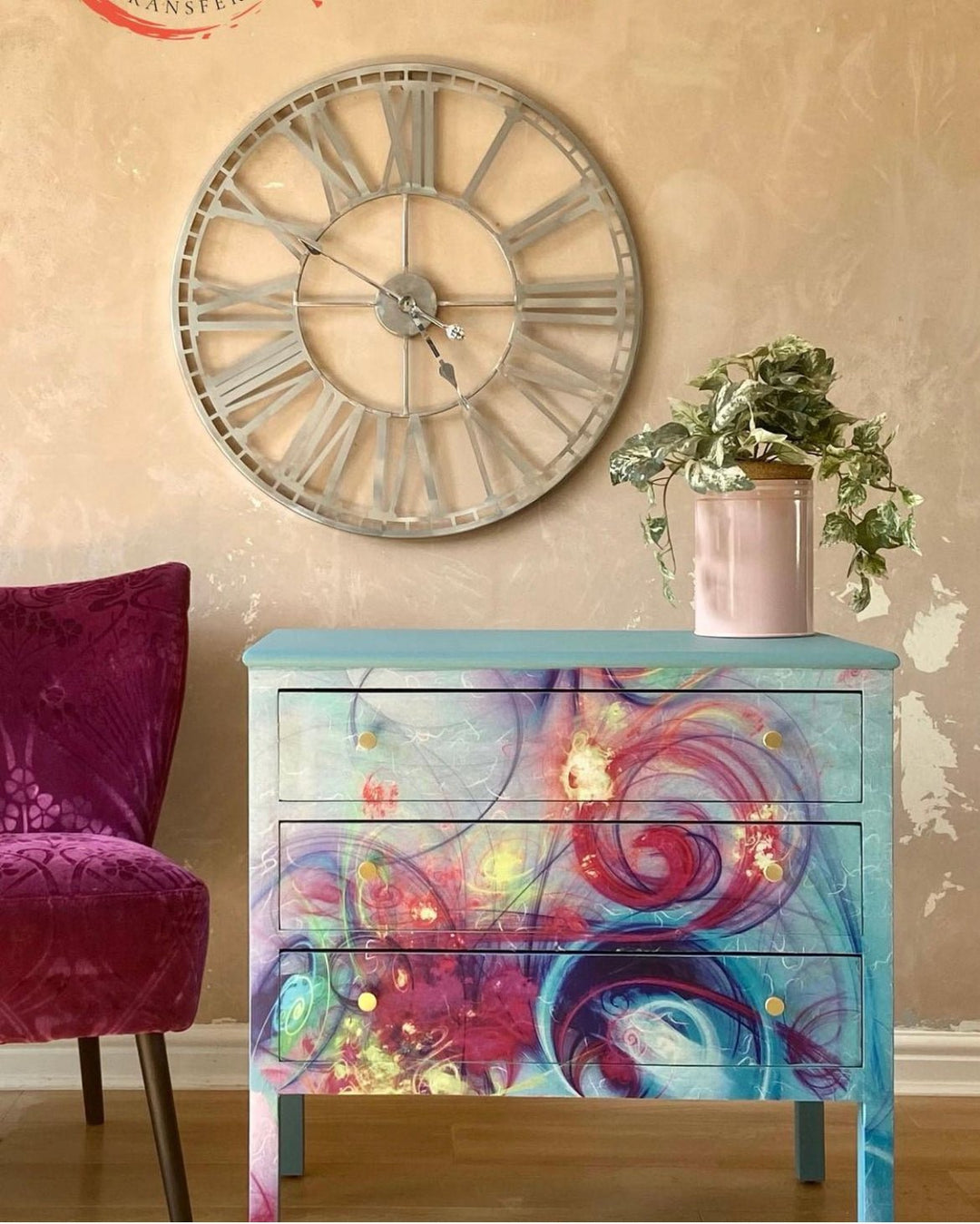 Gemstone Abstract - Luxe Decoupage Paper - 40gsm - Aussie Decor Transfers