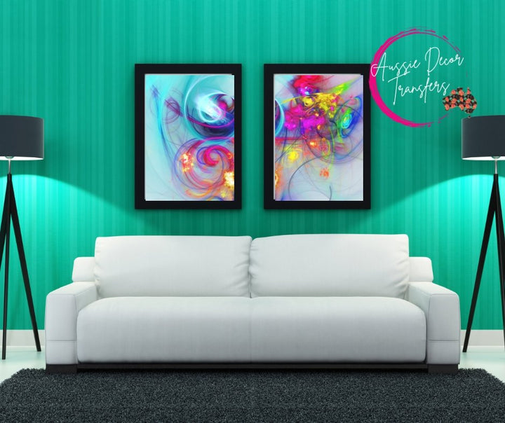 Gemstone Abstract - Luxe Decoupage Paper - 40gsm - Aussie Decor Transfers