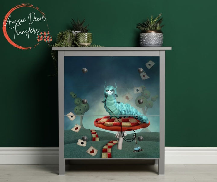 Hooka'd Caterpillar - Luxe Decoupage Paper - 40gsm - Aussie Decor Transfers
