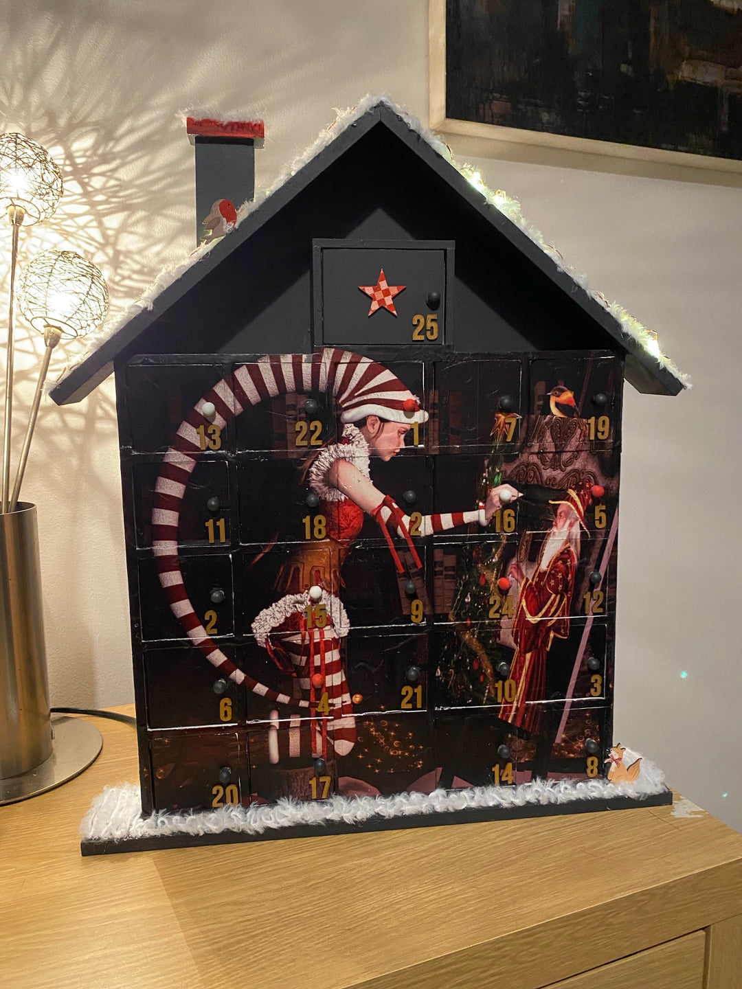 St Nick & The Elf - Luxe Decoupage Paper 40gsm