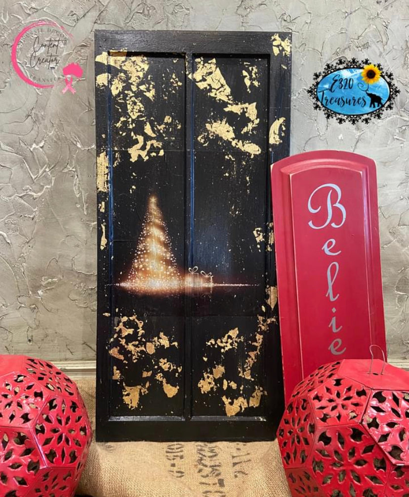 Have A Golden Christmas Luxe Decoupage Paper