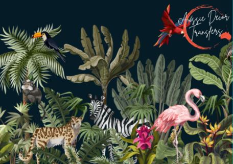 Jungle Safari - Poster Print - Aussie Decor Transfers