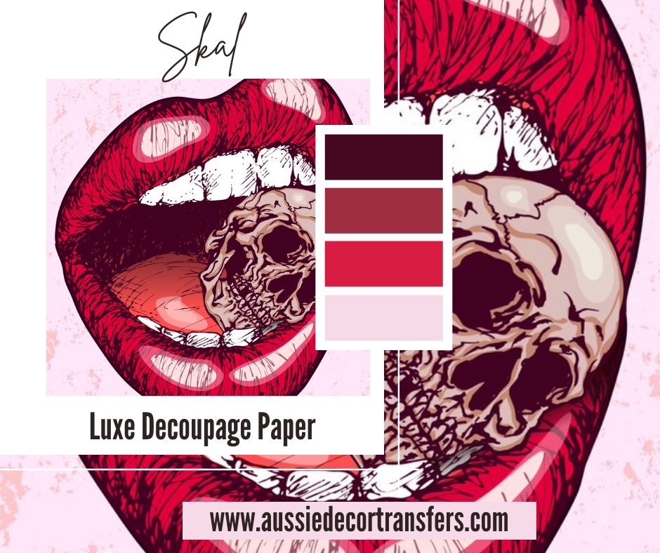 Skal! Luxe Decoupage Paper - 40gsm - Aussie Decor Transfers