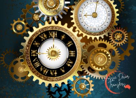 Steampunk Gauges - Poster Print - Aussie Decor Transfers