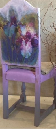 Stormy Iris - Luxe Decoupage Paper - 40gsm - Aussie Decor Transfers