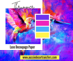 Thrummer - Luxe Decoupage Paper - 40gsm - Aussie Decor Transfers